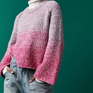 NWOT Free People Dip Dye Sweater